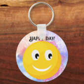Porte-clés Joyeux visage souriant (Recto)
