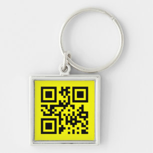 Porte-clés ‹ Joyeux visage souriant Emoji — Code QR