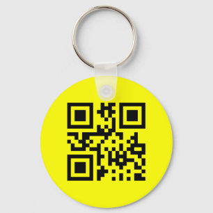 Porte-clés ‹ Joyeux visage souriant Emoji — Code QR