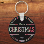 Porte-clés Joyeux voeux Noël (Recto)