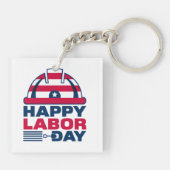 Porte-clés Joyeux week-end de la Fête du Travail 2023 (Dos)