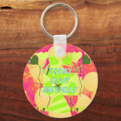 Porte-clés Joyful Celebration Design : Aujourd'hui est mon an (Recto)