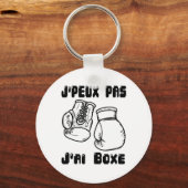 Porte-clés J'peux Pas J'ai Boxe - Boxe Cadeau Jersey (Recto)