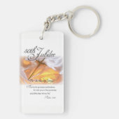 Porte-clés Jubilé d'or Vie religieuse, Cross Candle (Dos)