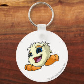 Porte-clés JubJub blanc (Recto)