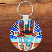 PORTE-CLÉS JUDAICA HAMSA (Recto)