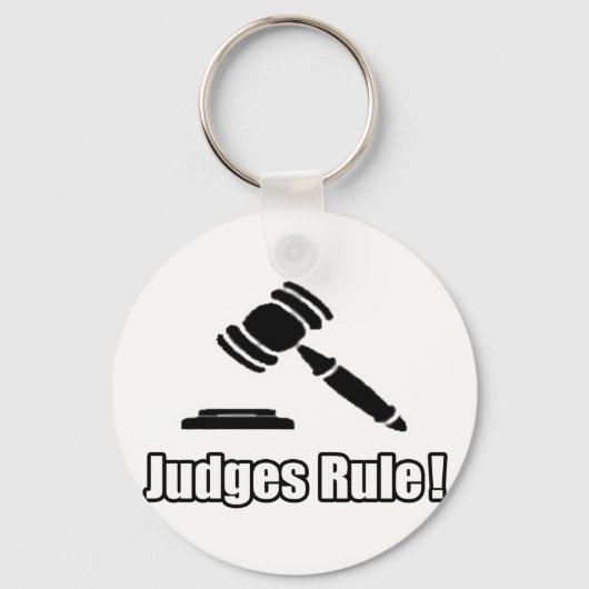Porte-clés Judges Rule! (Recto)