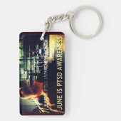 Porte-clés Juin est Porte - clé du Mois de sensibilisation au (Dos)