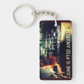 Porte-clés Juin est Porte - clé du Mois de sensibilisation au (Devant)