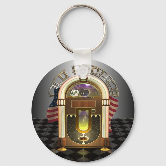 Porte-clés Jukebox Old Rocker Porte - clé (Recto)