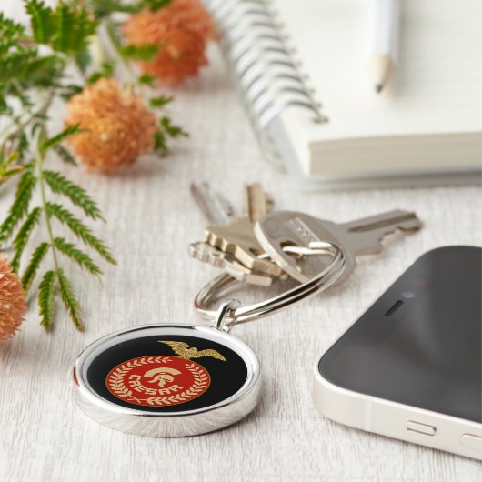 Porte-clés Jules César Keychain. (Côté)