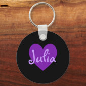 Porte-clés Julia en violet (Recto)