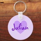 Porte-clés Julian en violet (Recto)