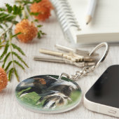 Porte-clés Jument et poulains miniatures 2 (Devant droit)