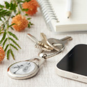 Porte-clés Jument occidentale de porte - clé de cheval (Côté )