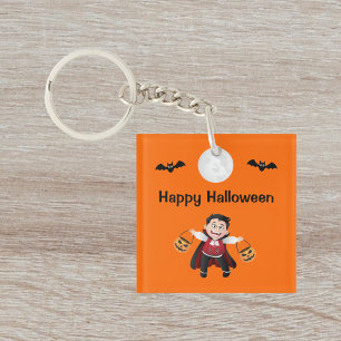 Porte-clés Jumping orange coloré Halloween Kids Party