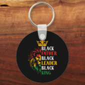 Porte-clés Junet19e Fête des pères Black Men (Recto)