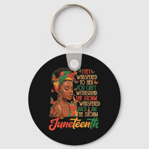Porte-clés Juneteenth Empowernement des femmes noires Histoir