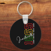 Porte-clés Juneteenth Shirts Women Men African American Junet (Recto)