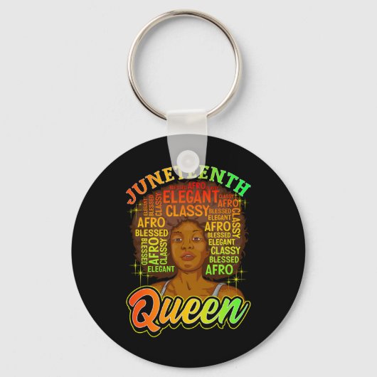 Porte-clés Junetten Femmes JunetDix Chemises Naturelles Afro (Recto)