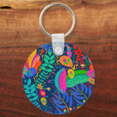 Porte-clés Jungle tropical hawaïen (Recto)