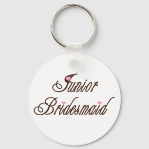 Porte-clés Junior Bridesmaid Classy Browns
