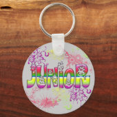 Porte-clés Junior - Fleurs 2 (Recto)