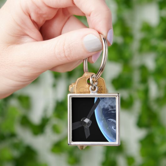 Porte-clés Juno Spacecraft Pendant Son Vol Sur Terre (main)