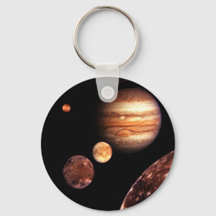Porte-clés Jupiter Galilean Moons Space & Astronomy Gifts