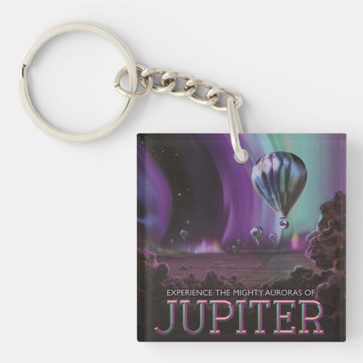 Porte-clés Jupiter Travel by Hot Air Balloon Bighty Aurora (Devant)