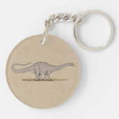 Porte-clés Jurassique Dinosaure Apatosaurus (Dos)