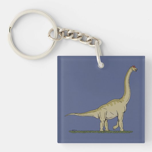 Porte-clés Jurassique Dinosaure Brachiosaurus (Devant)