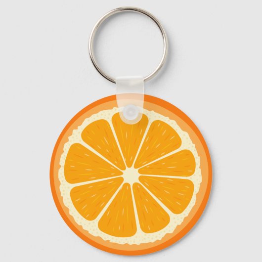 Porte-clés Jus de citron frais orange (Verso)