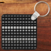 Porte-clés Jusqu'à 12 Logos différents ou images téléchargées (Verso)