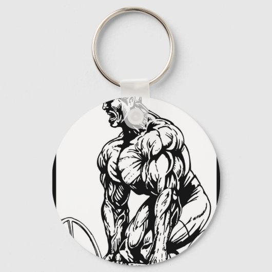 PORTE-CLÉS JUSQU'À CE QUE VOUS PUISSIEZ BODYBUILDING LOGO (Recto)