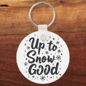 Porte-clés Jusqu'à la neige Bonne drôle hiver Flambeau de nei (Recto)