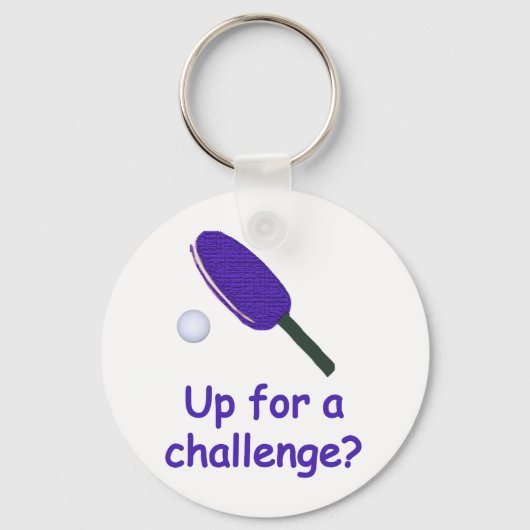 Porte-clés Jusqu'À La Ping Ping Challenge (Recto)