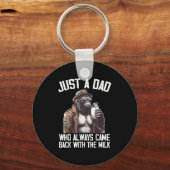 Porte-clés Just A Dad Who Always Came Back Bigfoot Gorilla Fa (Recto)