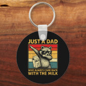 Porte-clés Just A Dad Who Always Came Back Men Fathers Day Da (Recto)