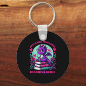 Porte-clés Just A Girl Who Loves Dragons And Books Dragon Rea (Recto)