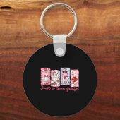 Porte-clés Just A Love Goose Cute Valentine Geese Coquette Wo (Recto)