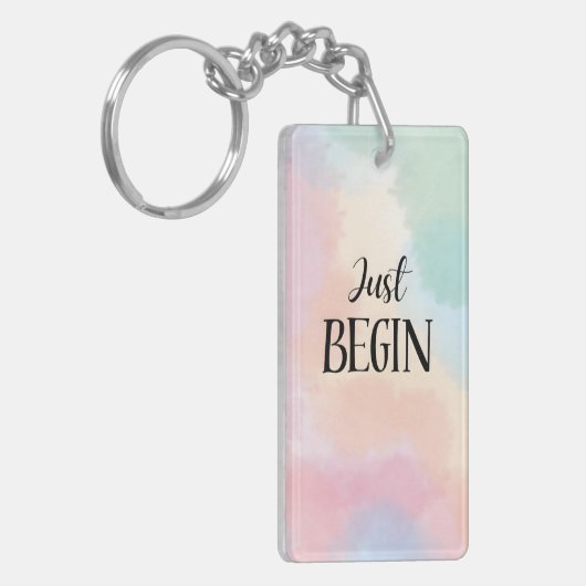 Porte-clés Just Begin (Devant gauche)