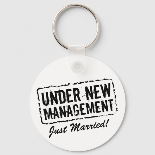 Porte-clés Just Married | Timbre sous nouvelle dir (Recto)
