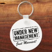 Porte-clés Just Married | Timbre sous nouvelle dir (Recto)