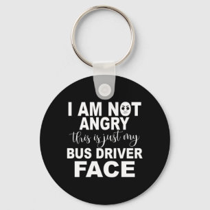 Porte-clés Just My Bus Driver Face