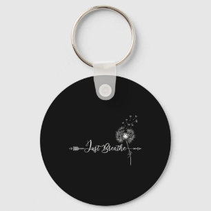 Porte-clés Juste Dandelion Tatouage Flèche Respirer Dandelion