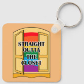 Porte-clés Juste En Dehors Du Closet (Dos)