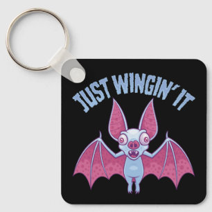Porte-clés Juste en train de voler Derpy Chauve-Souris Albino