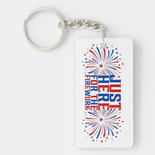 Porte-clés Juste Ici Pour Le Feu D'Artifice Drôle Pour Deux