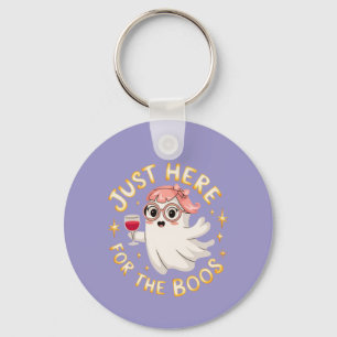 Porte-clés Juste ici pour les Boos - Drôle Halloween Ghost